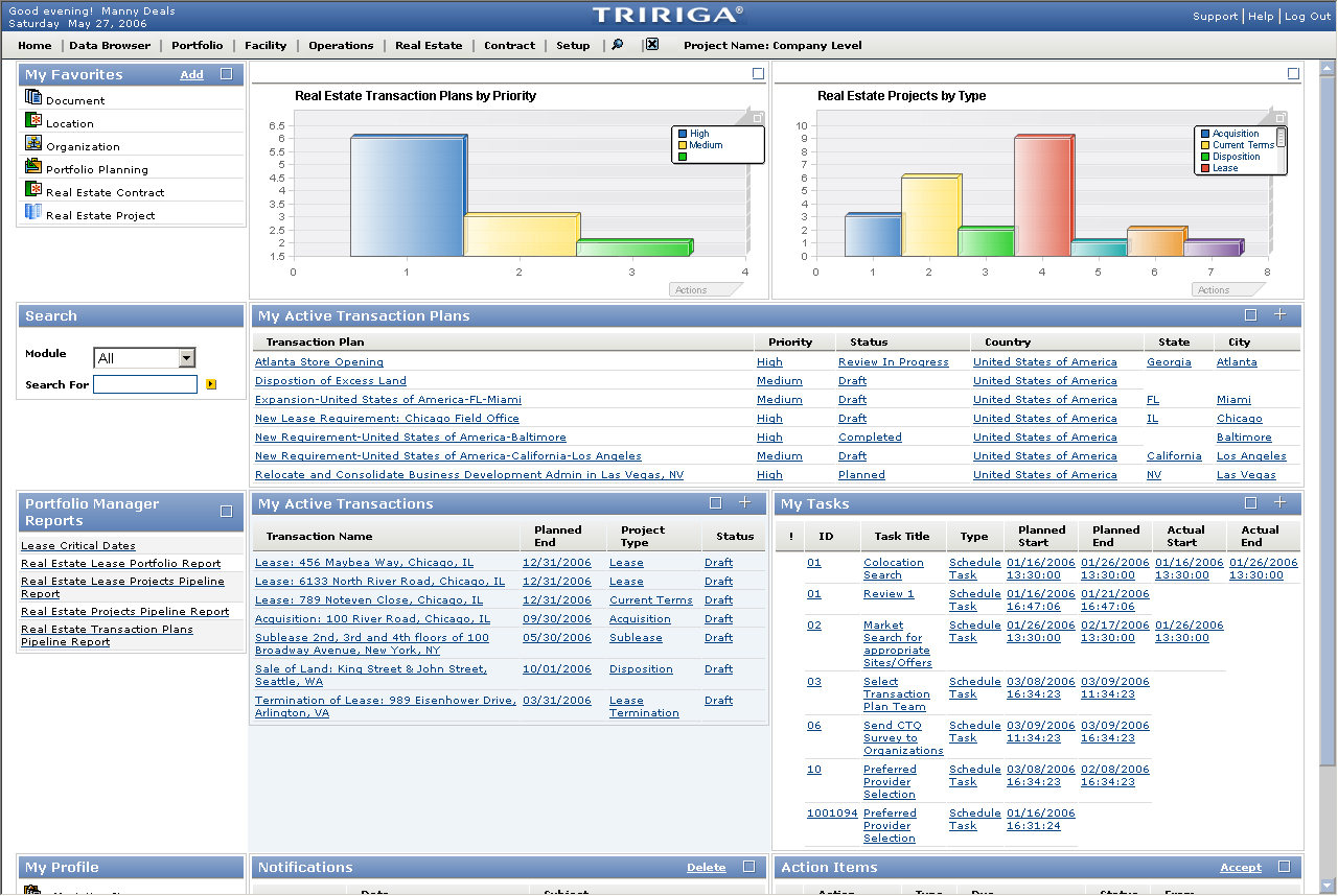 BusinessConnect, a Web Services Interface for the TRIRIGA